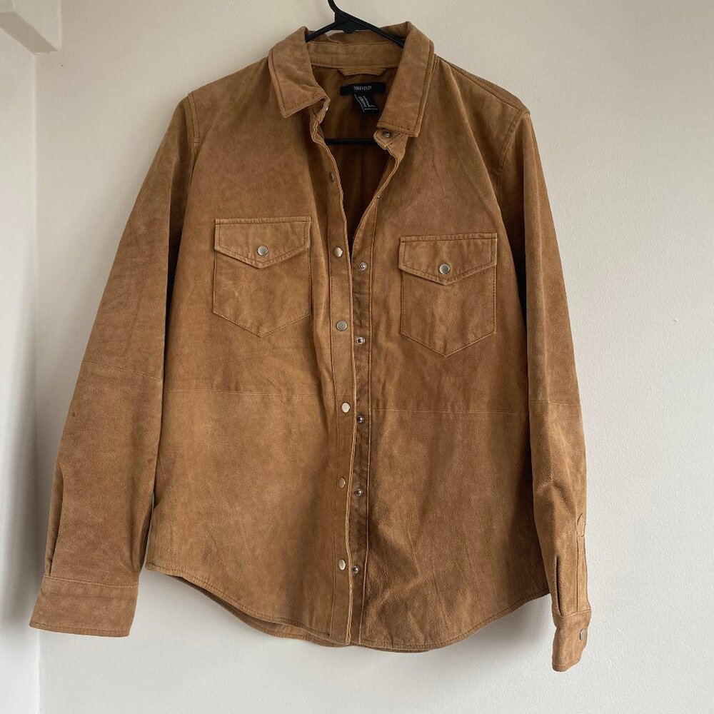 Forever 21 Suede Overshirt
